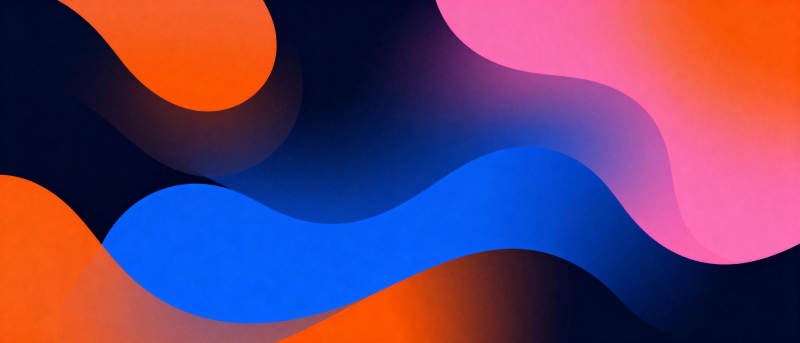 色彩流动的抽象艺术图片