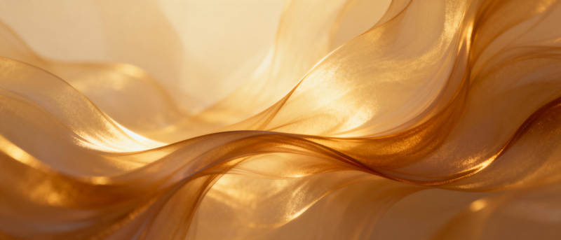 金色绸缎飘逸图片