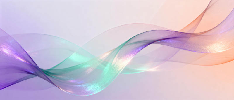 流光溢彩的波浪图片