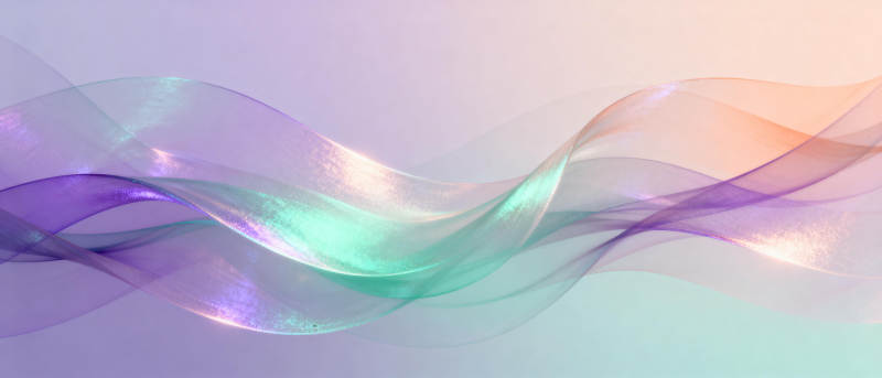 流光溢彩的波浪图片