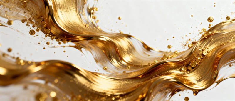 金色流光溢彩图片