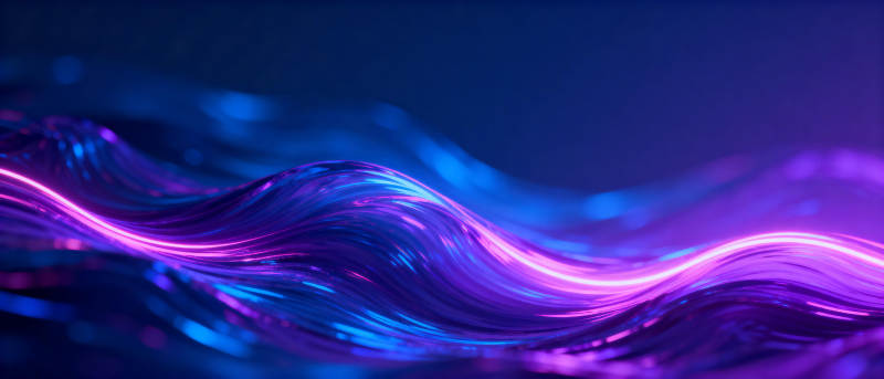 紫蓝波光流动图片