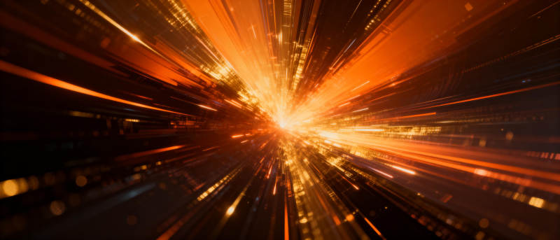 光速穿梭城市夜景图片