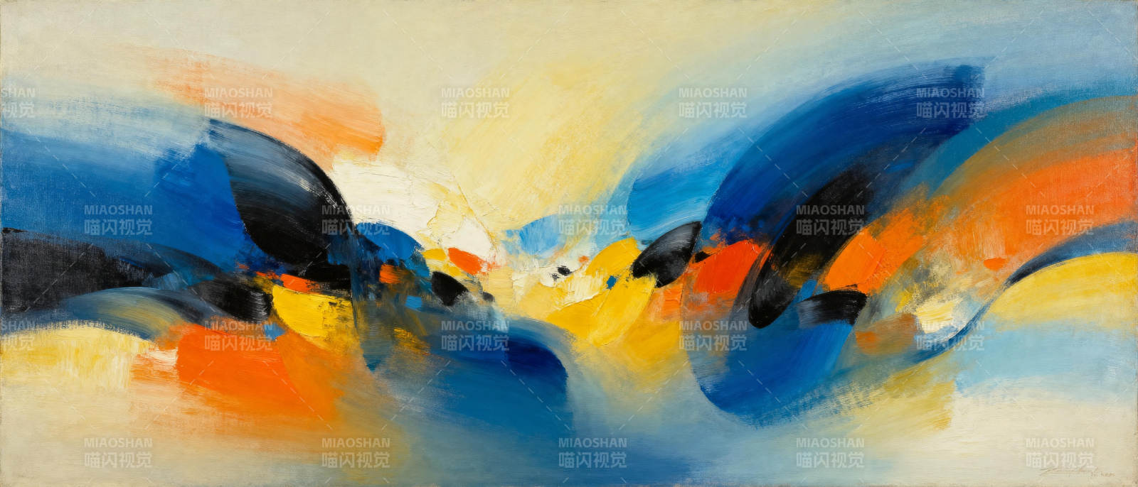 色彩的流动图片