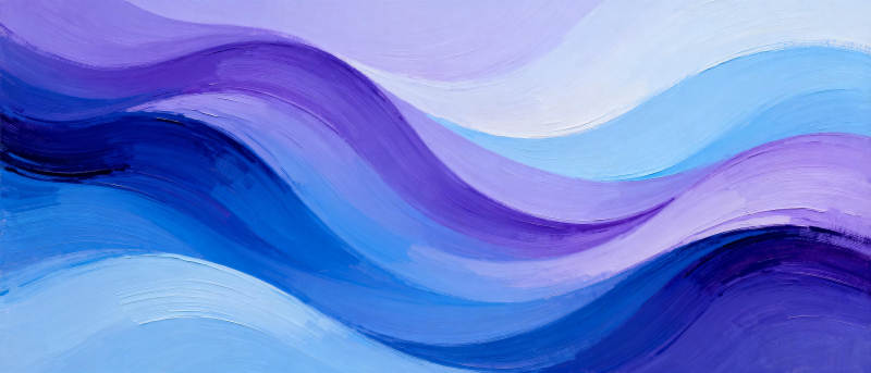 紫蓝波浪图片