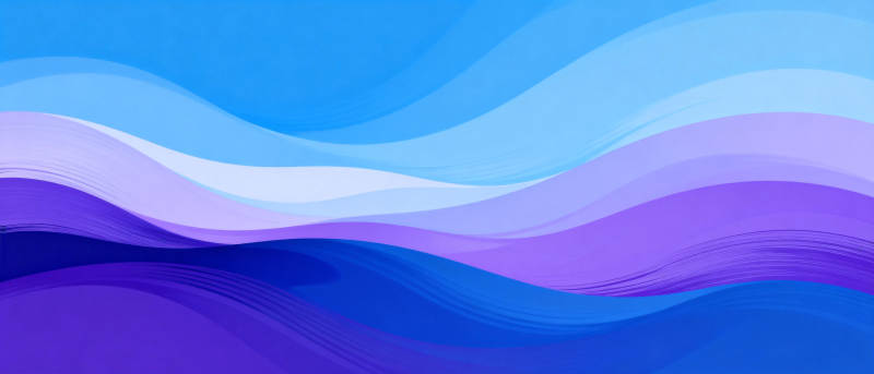 蓝紫波浪渐变图片