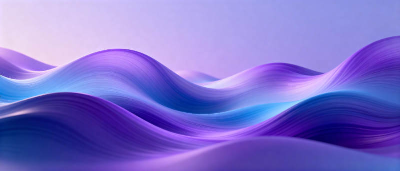 紫蓝波浪图片