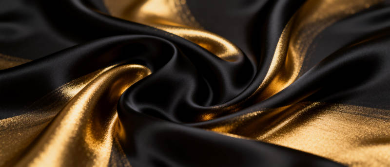 黑金绸缎光影图片