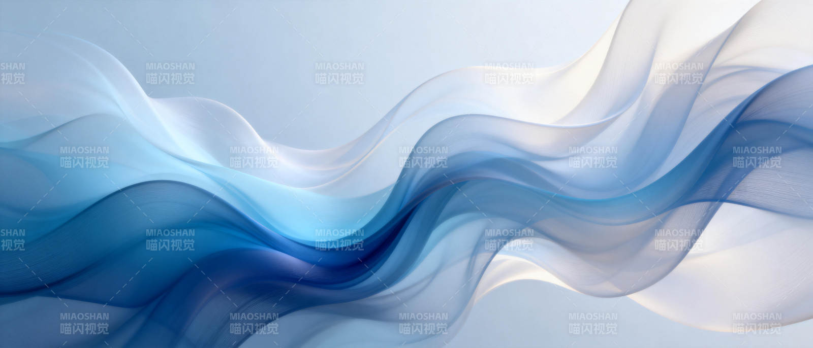 流光溢彩的波浪图片