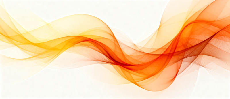 橙色波浪抽象背景图片