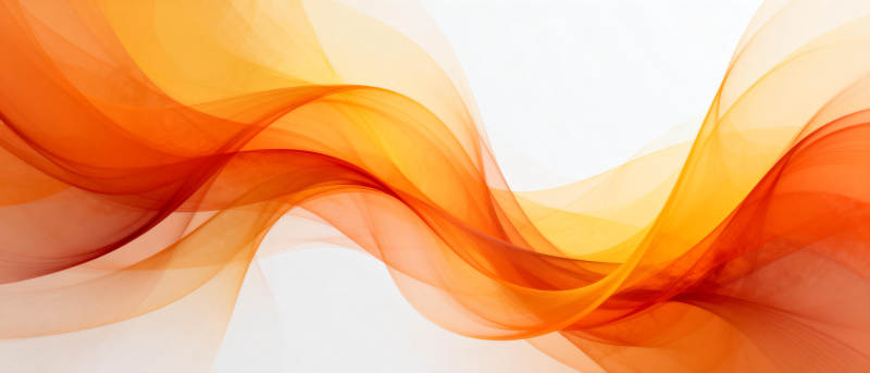 橙色波浪抽象背景图片