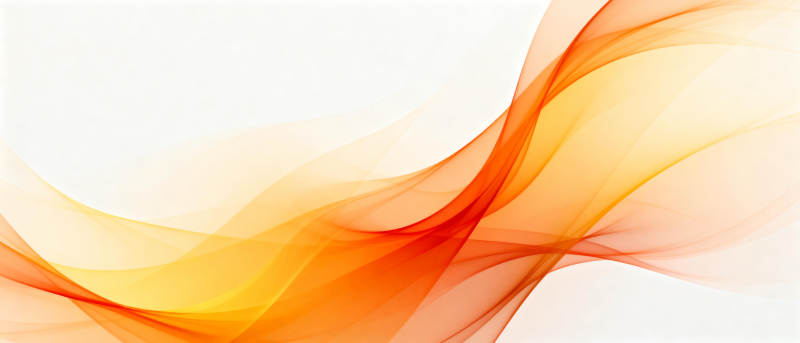 橙色波浪抽象背景图片
