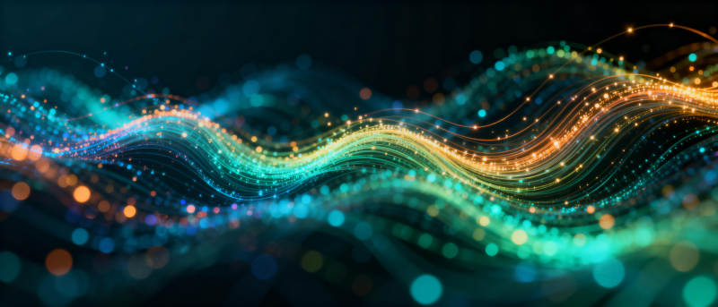 流光溢彩波纹图片