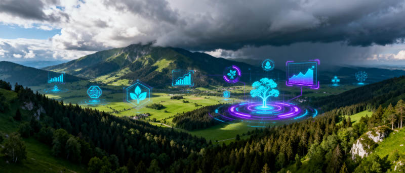 科技森林未来图景图片