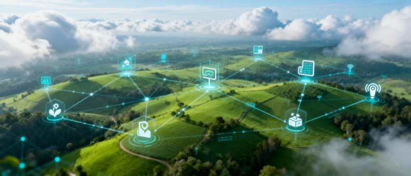 智能互联田园图片