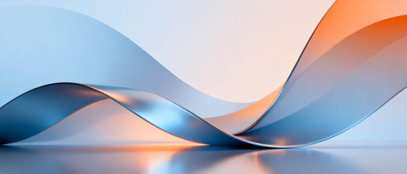 流光溢彩的波浪图片