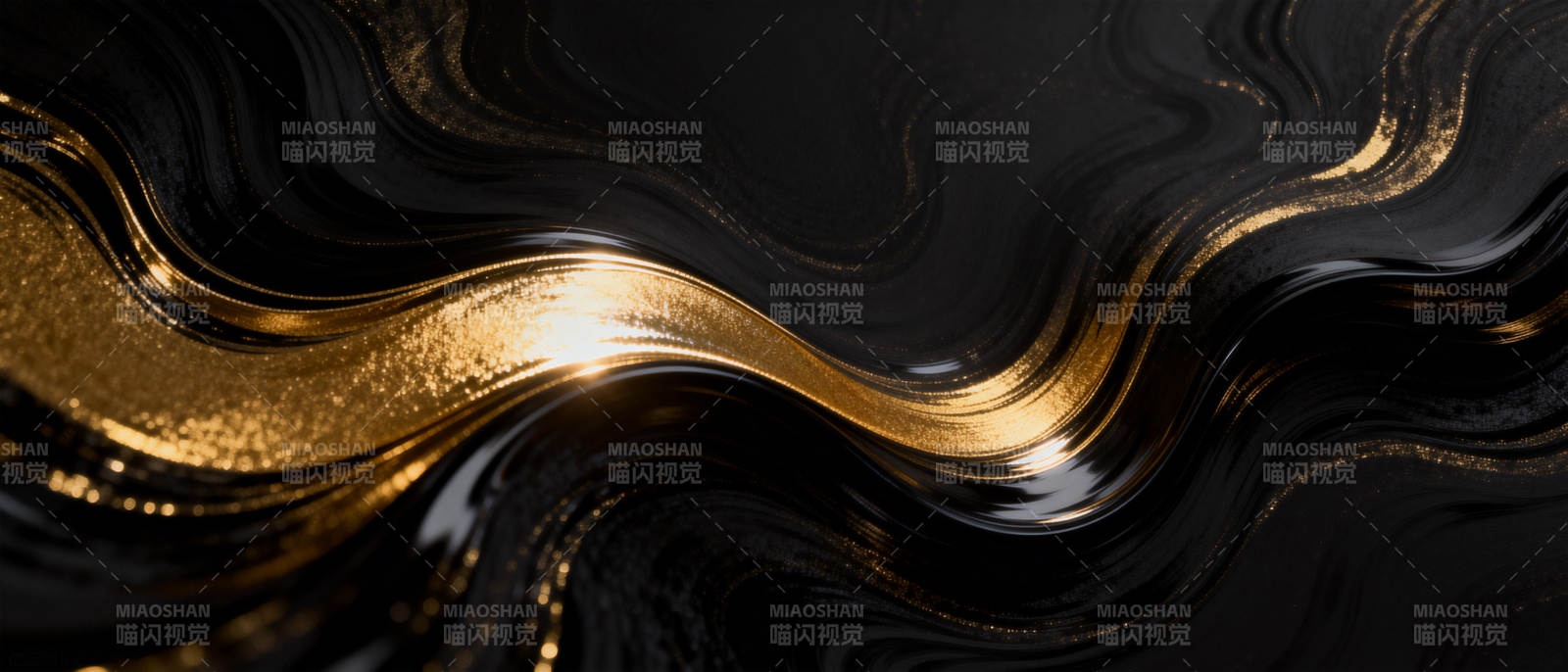 黑金流光溢彩图片