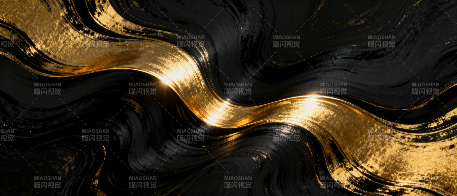 黑金流动艺术图片