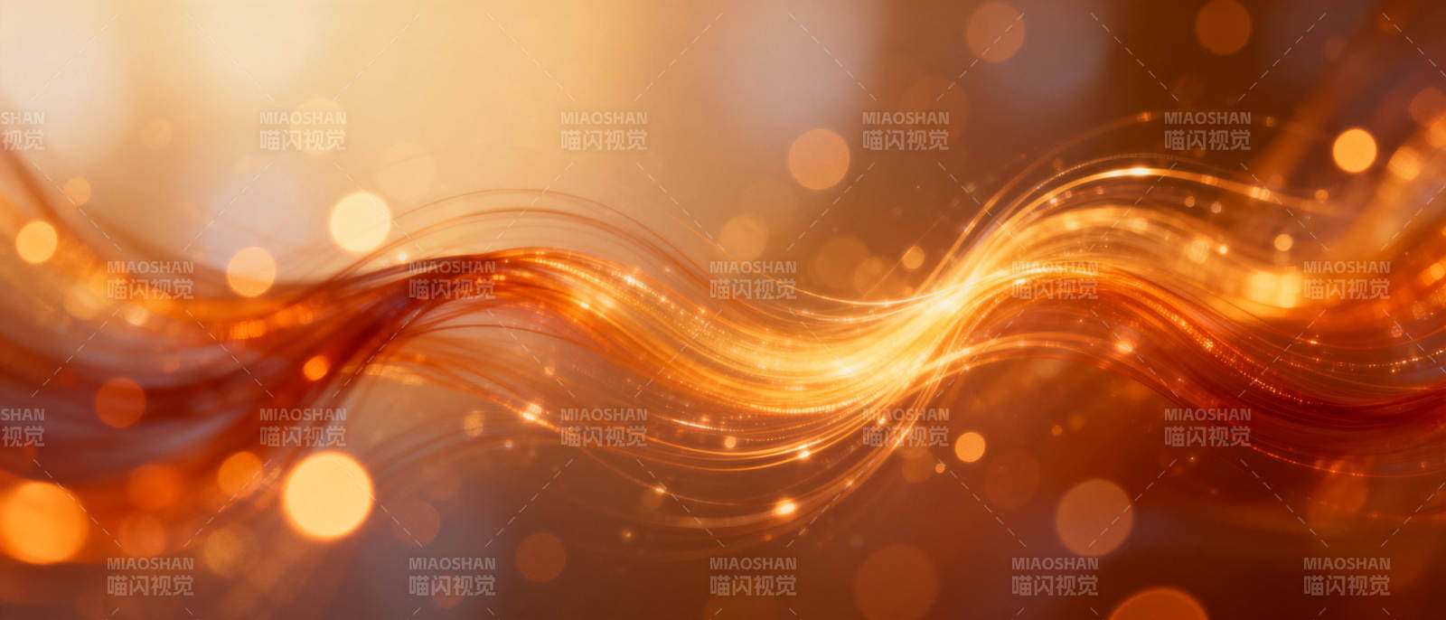 金色流光波纹图片