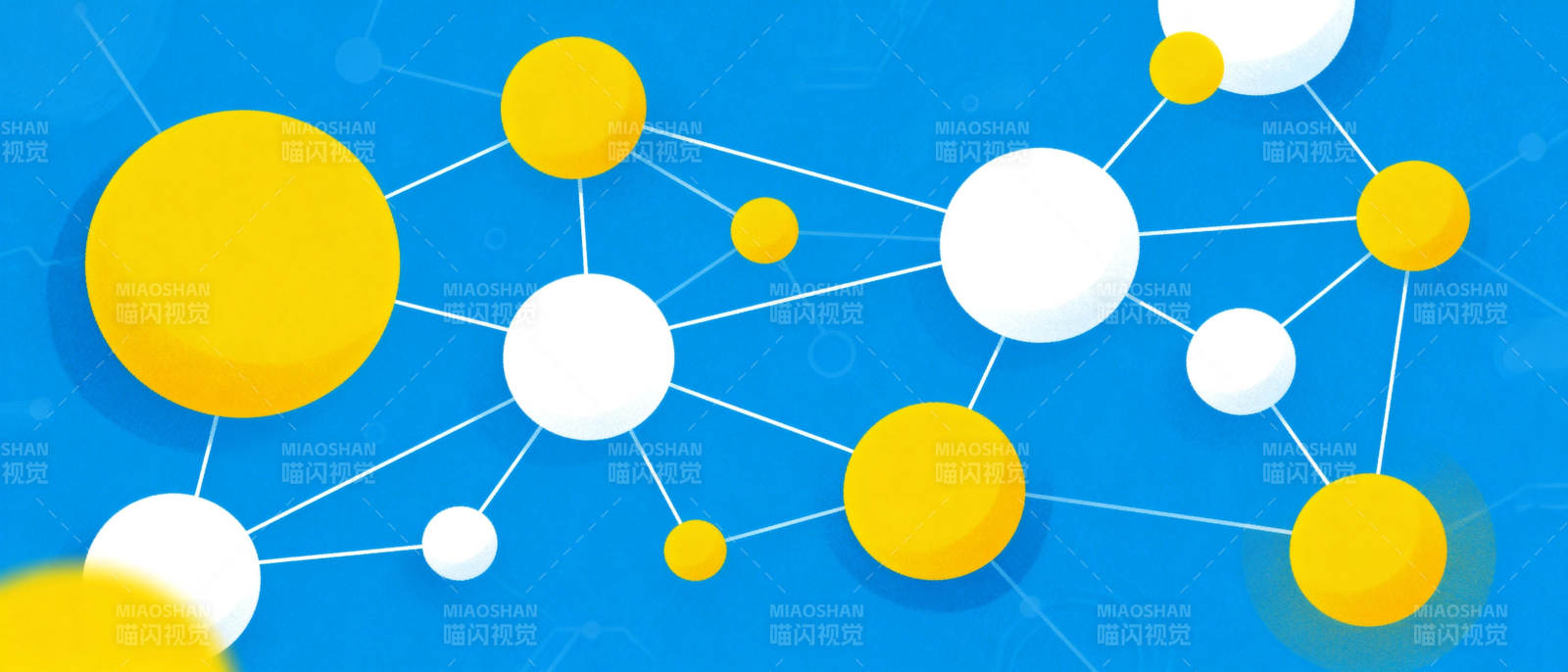 分子连接图图片