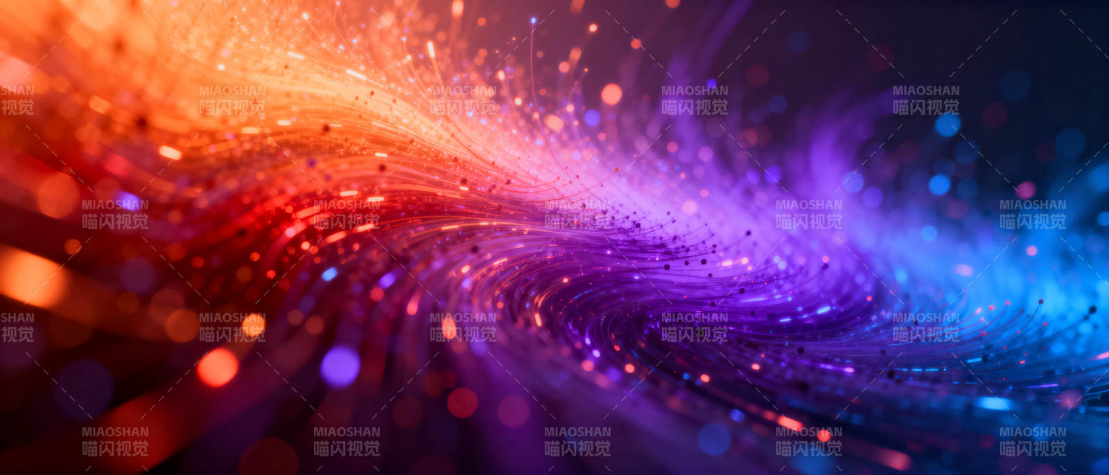 炫彩星河漩涡图片