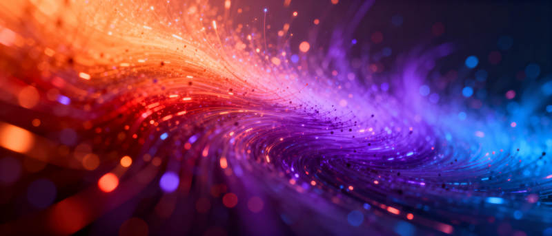 炫彩星河漩涡图片