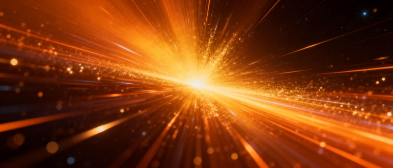 光芒四射的宇宙图片