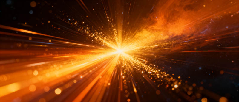 星河璀璨光芒四射图片