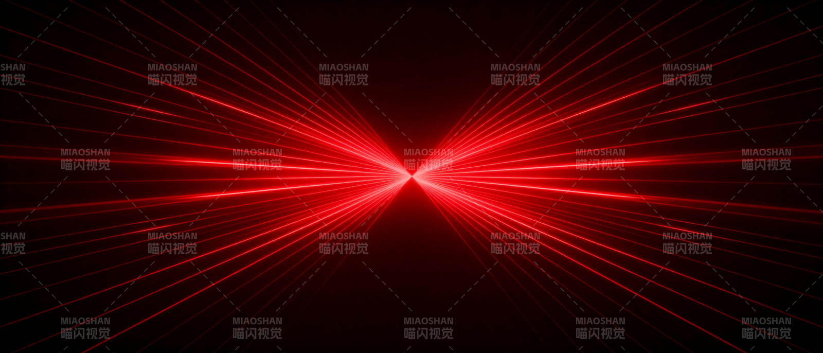 红色光束交汇图片