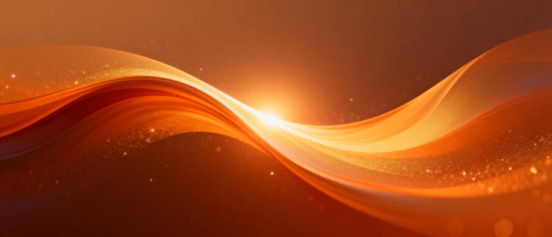 金色波浪光影图片