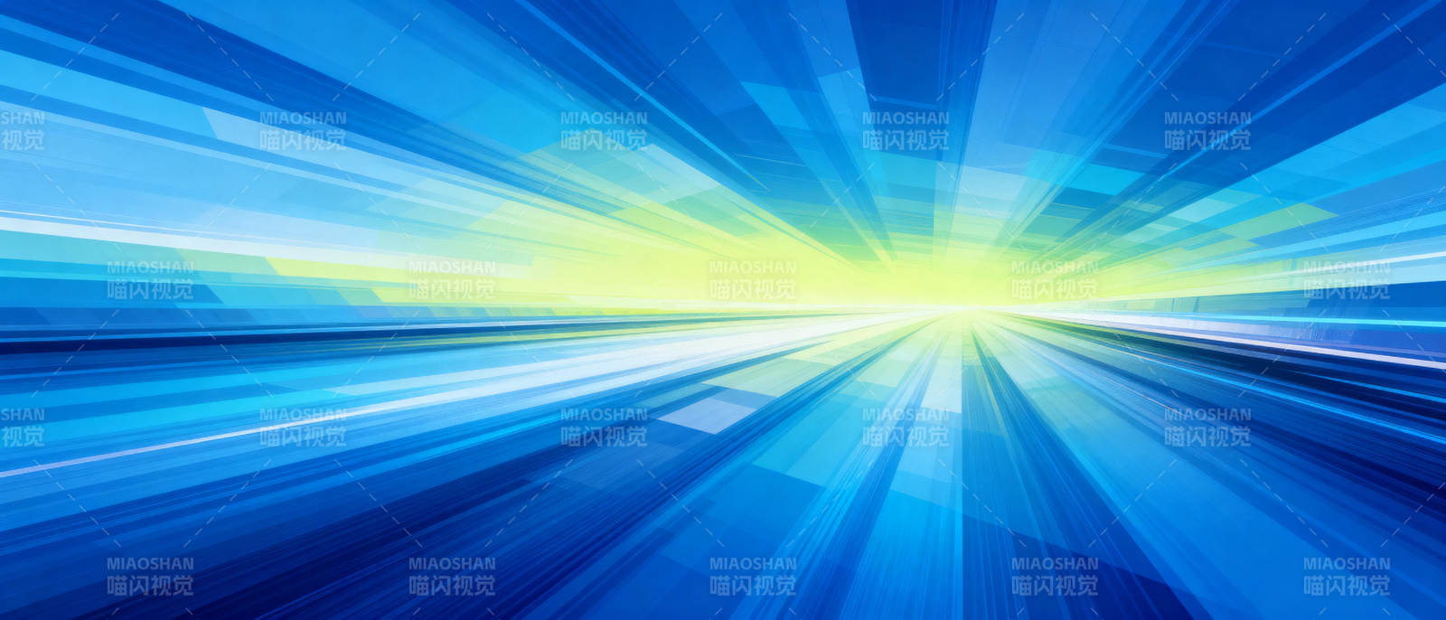 光芒四射的蓝色世界图片