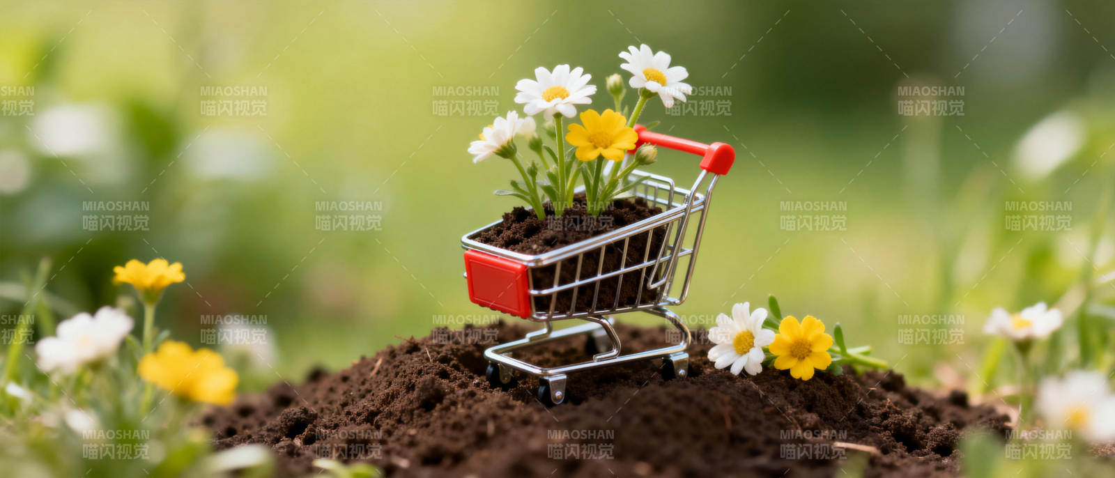 花车春意盎然图片