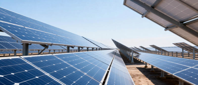 太阳能电站全景图片