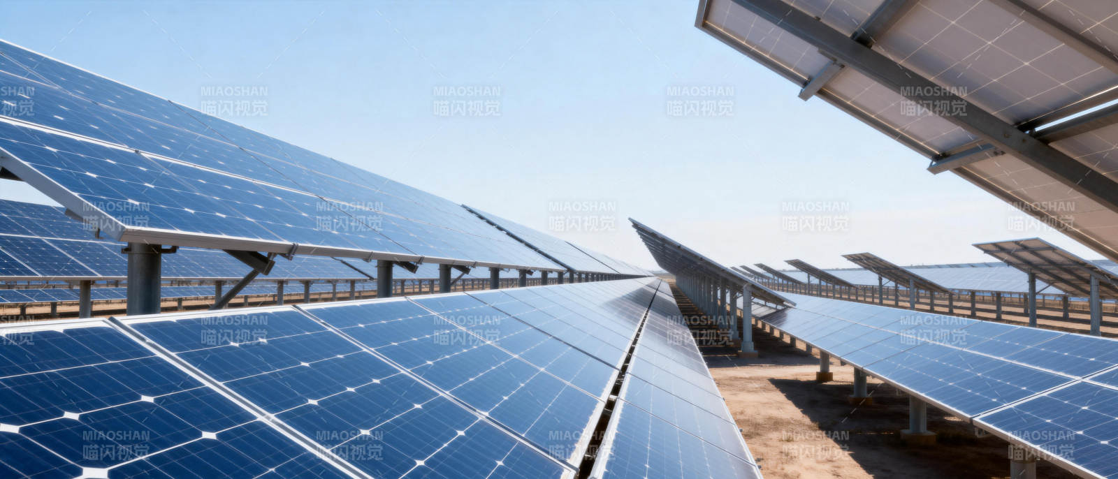 太阳能电站全景图片