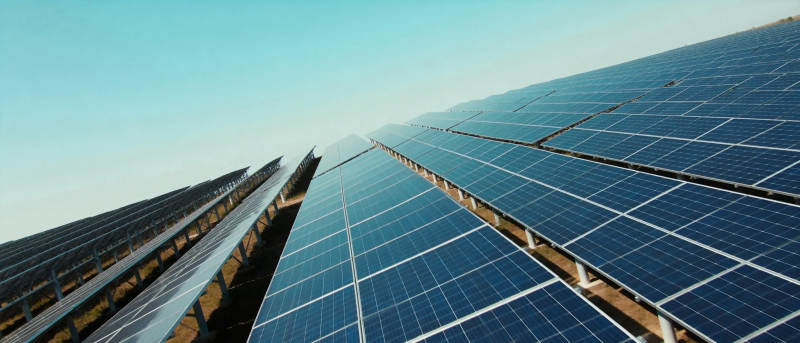 太阳能板阵列图片