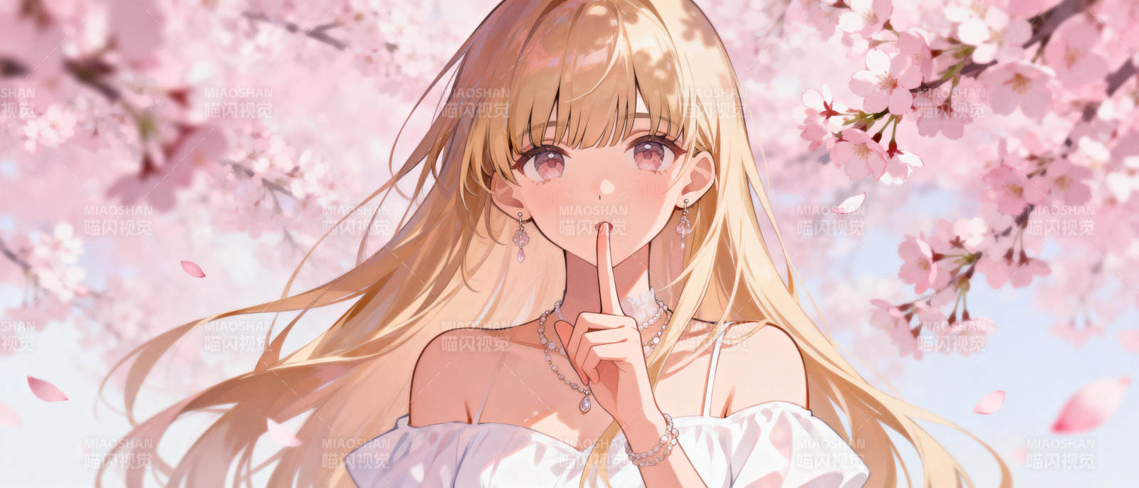 樱花下的静谧时刻图片