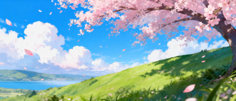 樱花春日美景图片