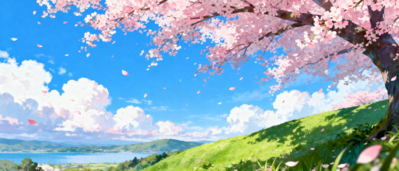 樱花春日美景图片