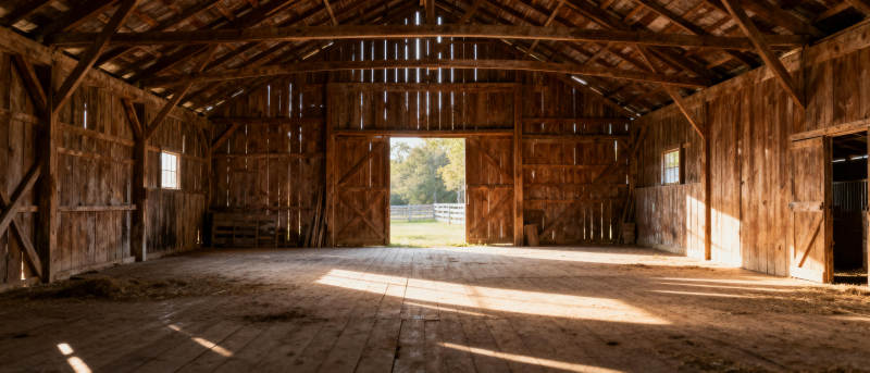 古朴木屋内部图片