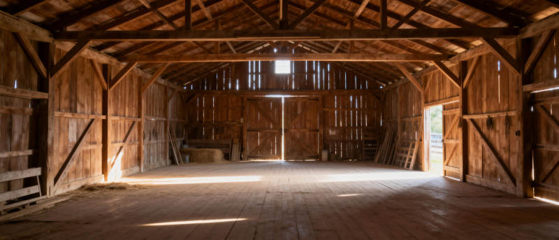 古朴木屋内部图片