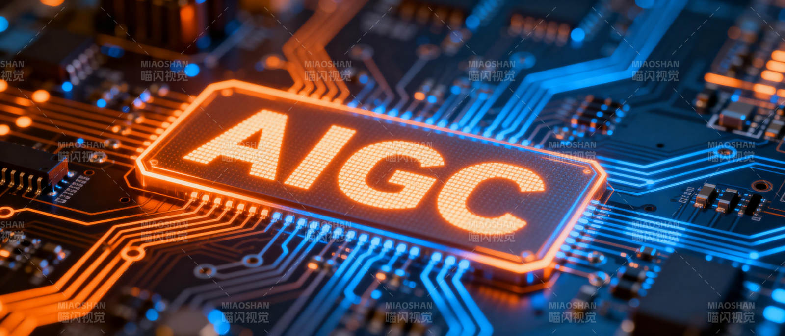 AIGC芯片科技图片