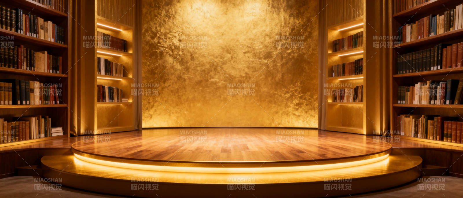 金色书屋舞台图片