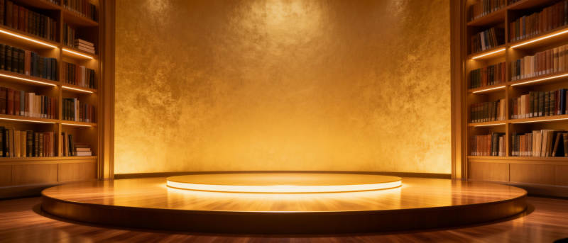 金色书斋舞台图片