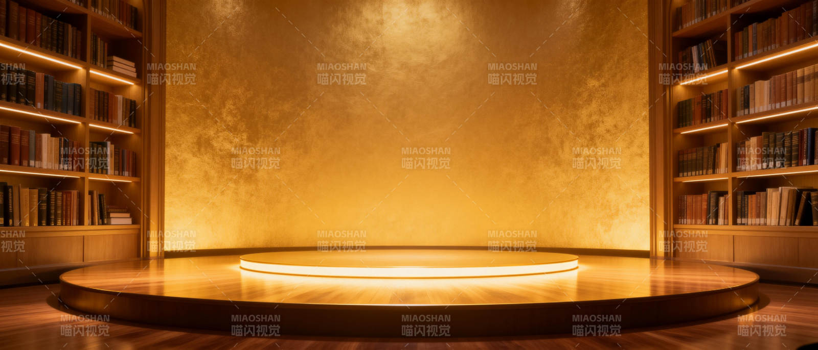 金色书斋舞台图片