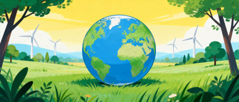 地球与自然共生图片