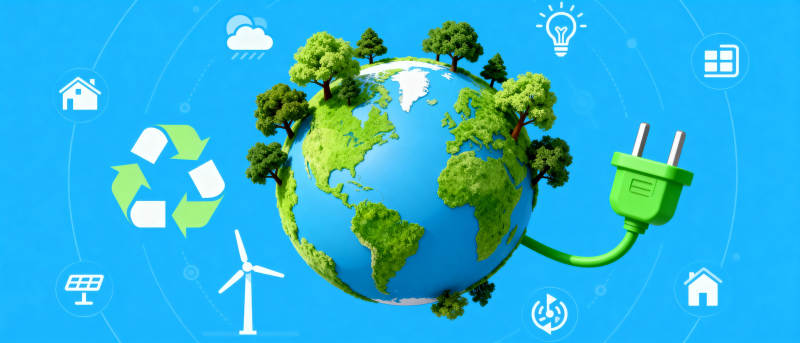 绿色地球 环保能源图片