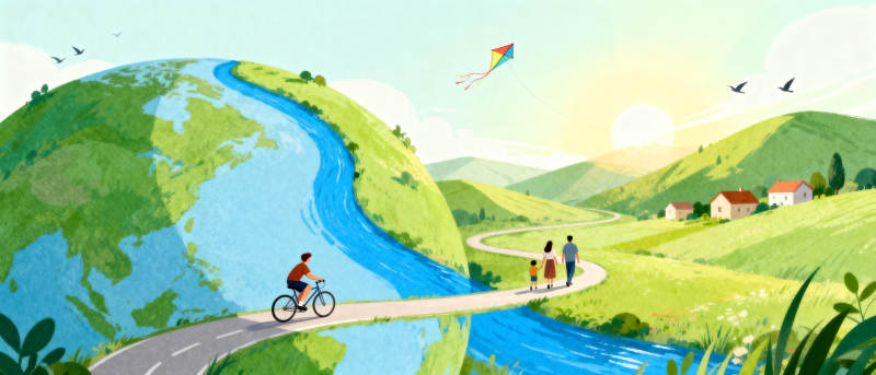 地球上的绿色家园图片