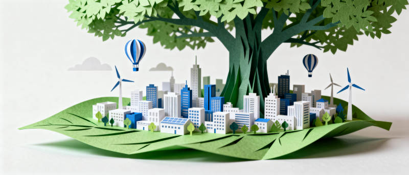 绿色城市 生态共生图片