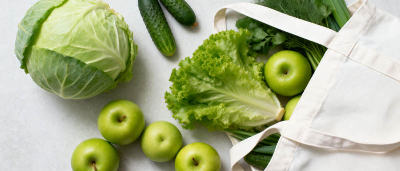 新鲜蔬果满载而归图片