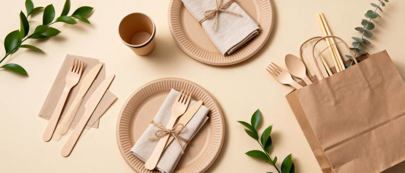 环保餐具套装展示图片